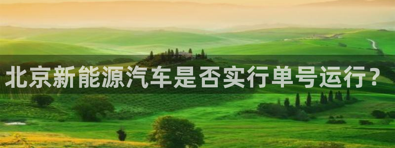 新宝gg返点模式:北京新能源汽车是否实行单号运行?