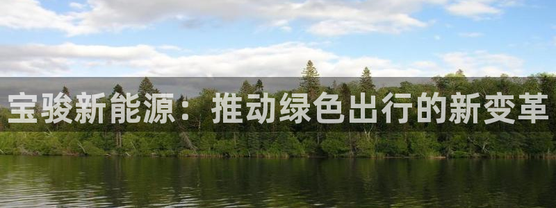 新宝gg如何注册:宝骏新能源:推动绿色出行的新变革
