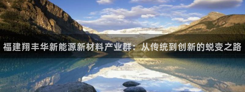 新宝gg资料:福建翔丰华新能源新材料产业群:从传统到创新的蜕